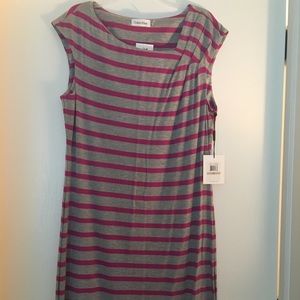 Calvin Klein striped dress